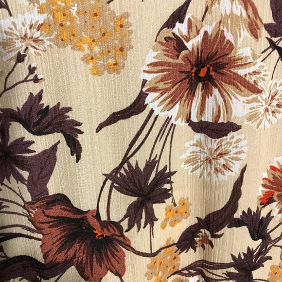 🛍Glamorous Floral Long Sleeves Tie-back’ Fit and Flare Dress NWT - Picture 6 of 9